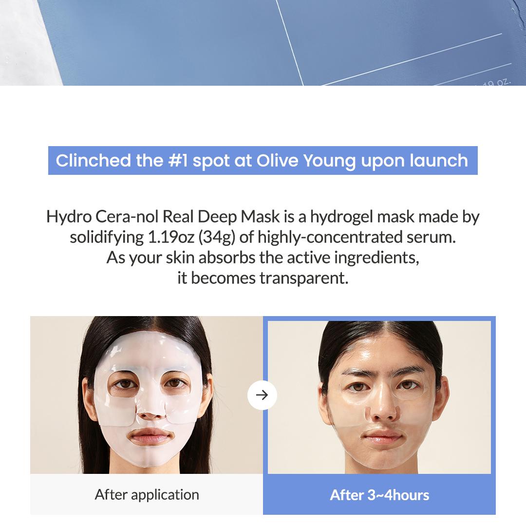 BIODANCE Hydro Cera-Nol Real Deep Mask Sheet 4P | OLIVE YOUNG Global